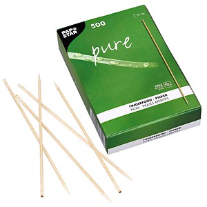 PAPSTAR Einweg-Fingerfood-Spieße pure, Holz, 500 St.