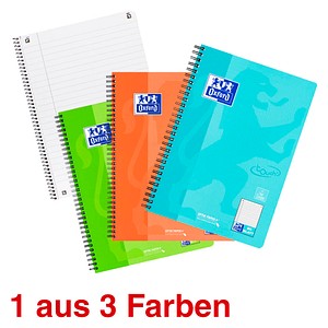 4006144015364 - 5 x Collegeblock Touch B5 80 Blatt 90g qm Lineatur 27 farbig so
