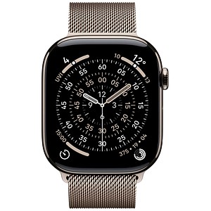 0195950629521 - Apple Watch Series 11 GPS + Cellular 46mm Natur Titanium Case mit Natur Milanese Loop - M L