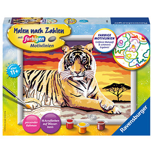 4005556285532 - Malen nach Zahlen - Jeder kann malen (Mal-Sets) Bildgröße 18 x 24 cm Ravensburger Malen nach Zahlen 28553 - Majestätischer Tiger - Kinder ab 11 Jah 4005556285532 - Malen nach Zahlen - Jeder kann malen (Mal-Sets) Bildgröße 18 x 24 cm Ravensburger Malen nach Zahlen 28553 - Majestätischer Tiger - Kinder ab 11 Jah