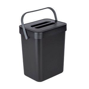 4008838383353 - Abfallsammler mit Griff Tago 5 Liter Flexibel einsetzbar Schwarz Polypropylen schwarz Polypropylen grau Polyvinylchlorid transparent - schwarz 4008838383353 - Abfallsammler mit Griff Tago 5 Liter Flexibel einsetzbar Schwarz Polypropylen schwarz Polypropylen grau Polyvinylchlorid transparent - schwarz