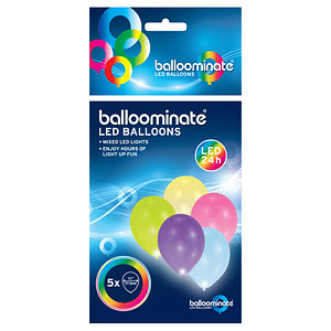 0013051649821 - 5 Luftballons LED bunt 0013051649821 5 Stück