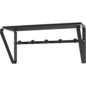 4001070195579 - Möbel Wandgarderobe 19557 schwarz Metall 5 Haken 450 x 200 cm 4001070195579 - Möbel Wandgarderobe 19557 schwarz Metall 5 Haken 450 x 200 cm