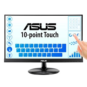 4718017058964 - ASUS VT229H - LED-Monitor - 546 cm (215) - Touchscreen - 1920 x 1080 Full HD (1080p) - IPS - 250 cd m² - 10001 - 5 ms - HDMI VGA - Lautsprecher - Schwarz