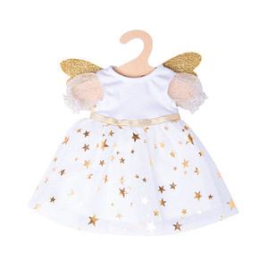 4001949021527 - Puppen-Kleid SCHUTZENGEL (35-45 cm) mit Sternen-Haarband