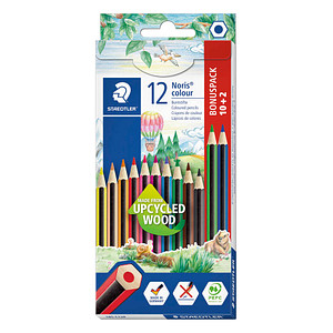 4007817018132 - Farbstift Noris Colour ca 3mm farbig sortiert VE=10+2 Farbe