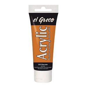 4000798283193 - El Greco Acrylic Tube siena natur 75 ml Künstlerfarben - Kreul 4000798283193 - El Greco Acrylic Tube siena natur 75 ml Künstlerfarben - Kreul