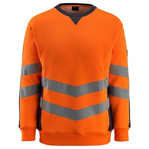 5711074316274 - unisex Warnschutz-Langarmshirt Wigton orange Große 2XL 5711074316274 MASCOT