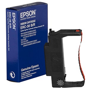 EPSON S015376 schwarz/rot Farbband, 1 St.