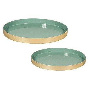 4006166936593 - Dekoartikel eukalyptus gold Metall-Tablett Ø 200 + 250 cm 2 St 4006166936593 - Dekoartikel eukalyptus gold Metall-Tablett Ø 200 + 250 cm 2 St