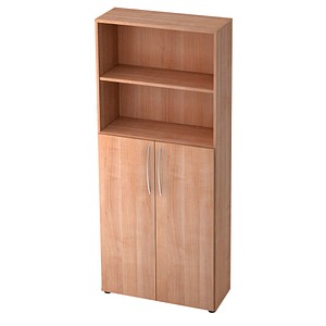 HAMMERBACHER Altus Regalschrank nussbaum/nussbaum 3 Fachböden HAMMERBACHER Altus Regalschrank nussbaum/nussbaum 3 Fachböden