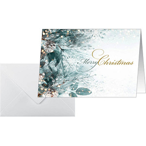 4004360786440 - 25 SIGEL Weihnachtskarten Eucalyptus magic DIN A6 4004360786440 25 Stück