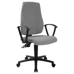 4067976999963 - Bürostuhl MAXX 500 hellgrau schwarz mit Armlehnen bis 110kg 4067976999963 Topstar 4067976999963 - Bürostuhl MAXX 500 hellgrau schwarz mit Armlehnen bis 110kg 4067976999963 Topstar