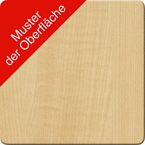 4032062320594 - Elektrisch Höhenverstellbar Sitz-Stehschreibtisch Ahorn T-Fuß 1800 (B) x 800 (T) x 1295 (H) mm Holz Metall 4032062320594 - Elektrisch Höhenverstellbar Sitz-Stehschreibtisch Ahorn T-Fuß 1800 (B) x 800 (T) x 1295 (H) mm Holz Metall