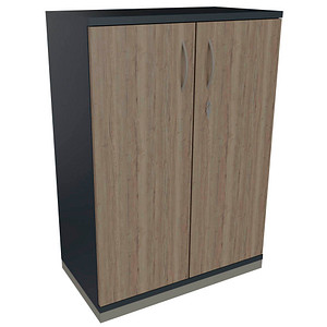 4260429764846 - fm Aktenschrank Sidney 4260429764846 lavagrau eiche 2 Fachböden 800 x 442 x 1133 cm