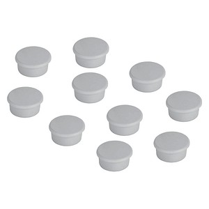 4016946051736 - Haftmagnete HM1012 rund 13x7mm (ØxH) grau 100g Haftkraft 4016946051736 HM10 12 10 Stück