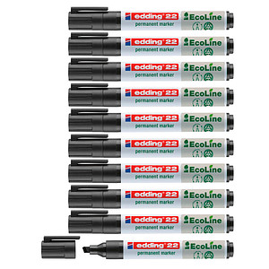 4004764917976 - 22 EcoLine Permanentmarker schwarz 10 - 50 mm 4004764917976 10 Stück
