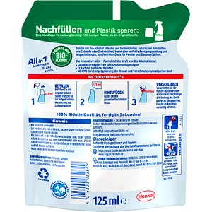 4015200032849 - All in 1 MIX & CLEAN Cristal Glasreiniger-Konzentrat 0125 l 4015200032849 125 Milliliter