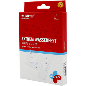 4260206626763 - Wundpflaster extrem wasserfest verschiedene Größen 20 Stück Pflaster - Wundmed 4260206626763 - Wundpflaster extrem wasserfest verschiedene Größen 20 Stück Pflaster - Wundmed