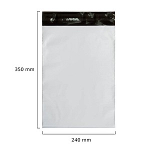 4250504568117 - Folienversandtaschen Super elastisch ohne Fenster weiß 1000 St 4250504568117 - Folienversandtaschen Super elastisch ohne Fenster weiß 1000 St