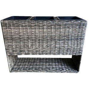 4041908123084 - Pflanzkübel Metall 820 x 280 x 600 cm braun 4041908123084 Garden Pleasure