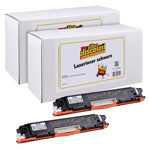 4250073815803 -  schwarz Toner kompatibel zu HP 126A (CE310A) 2er-Set