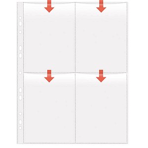 4000225534737 - 5 Fotosichthüllen 10x15 cm transparent glasklar