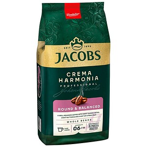 8711000606377 - JACOBS CREMA HARMONIA ROUND & BALANCED Kaffeebohnen Arabicabohnen kräftig 1000 g