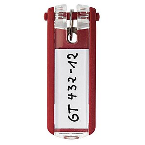 6 DURABLE Schlüsselanhänger KEY CLIP rot 6 DURABLE Schlüsselanhänger KEY CLIP rot