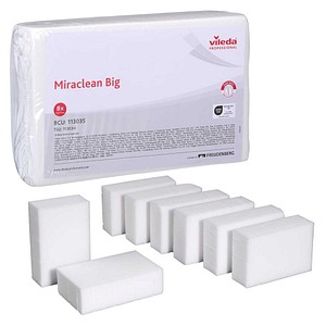 Vileda Miraclean Schmutz-Entferner Big 12x7,5x3,8cm weiß VE=8 Stück