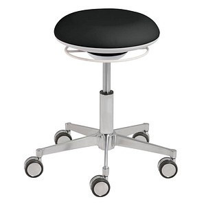 4032376587744 - Arbeitshocker schwarz Kunstleder