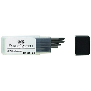 6 FABER-CASTELL 123121 Zirkelminen H 2,0 mm