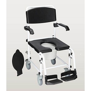 4048792036803 - Dusch- & Toilettenstuhl 17502500 schwarz weiß 4048792036803 - Dusch- & Toilettenstuhl 17502500 schwarz weiß