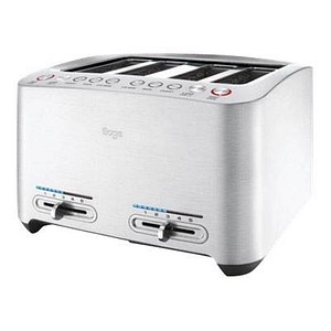 9312432030298 - Sage Appliances STA845 The Smart Toast 4 Slice 4-Schlitz-Toaster silber 9312432030298 - Sage Appliances STA845 The Smart Toast 4 Slice 4-Schlitz-Toaster silber