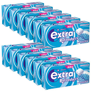 4009900548823 - Extra REFRESHERS Peppermint Kaugummis 12 x 4009900548823 Extra 2 4009900548823 - Extra REFRESHERS Peppermint Kaugummis 12 x 4009900548823 Extra 2