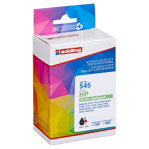 4043023658946 - Druckerpatrone 18-545 kompatibel zu HP 302XL Multipack schwarz color (cyan   magenta   gelb) 4043023658946 2 Stück