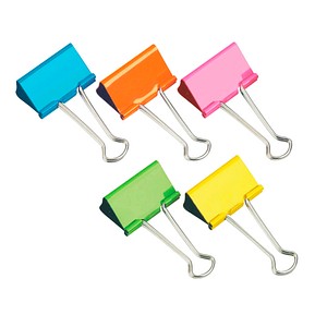 5018505703246 - RAPESCO Foldback-Klammern Breite 19 mm farbig sortiert