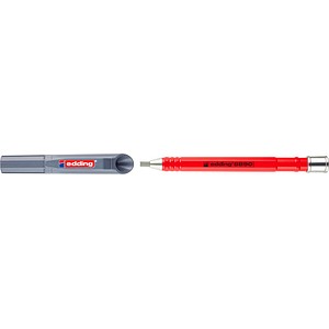 4057305066749 - edding 8890 Zimmermannsbleistift mit Druckmechanismus rot HB 10H 1 Set 4057305066749 - edding 8890 Zimmermannsbleistift mit Druckmechanismus rot HB 10H 1 Set