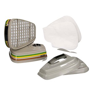 3M Filtersatz für Atemschutzmasken 6004-1 ABEK1P3 EN 14387:2004 + A1:2008 ABEK1, 5935: EN 143:2021 P3, 1 Set