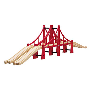 BRIO® Hängebrücke mit Auffahrten 33683 Spielzeugeisenbahnen-Zubehör