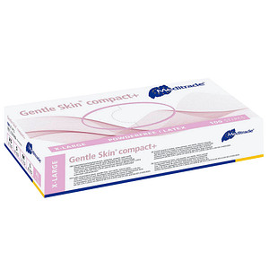 Meditrade® unisex Einmalhandschuhe Gentle Skin® compact+ weiß Größe XL 100 St.