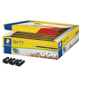 Staedtler Bleistift Noris 120 HB Schulbox HB gelb-schwarz VE=144 Stück