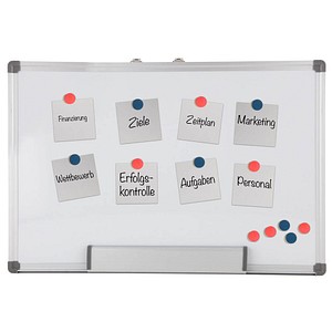 Idena Whiteboard 90,0 x 60,0 cm weiß lackierter Stahl