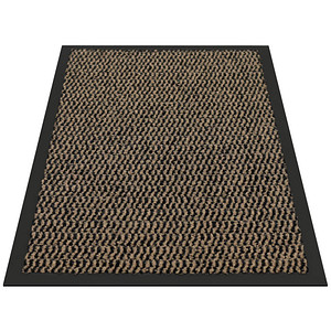 WESEMEYER Fußmatte Stanton ocker-schwarz 90,0 x 150,0 cm