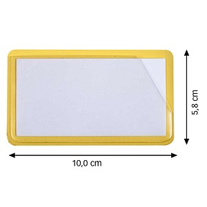 4052301010222 - Etikettentaschen gelb 100 x 58 cm 50 St