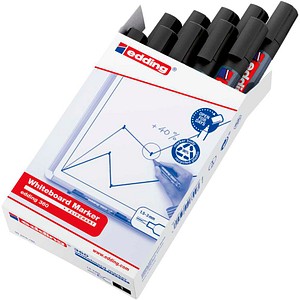 4004764063093 - Boardmarker 360 4-360001 Pack 10 St schwarz 15-3mm Rundspitze 4004764063093 10 Stück