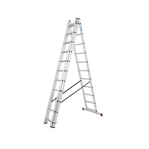 4009199030429 - Krause Systems - Krause Corda Alu Vielzweckleiter Sprossenleiter 3 x 11 Tritte Sprossen l 645 cm