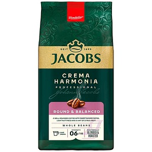 8711000606377 - JACOBS CREMA HARMONIA ROUND & BALANCED Kaffeebohnen Arabicabohnen kräftig 1000 g