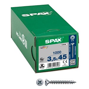 4003530003998 - Universalschrauben Z2 Senkkopf WIROX 1081010350455 35 mm x 45 mm 4003530003998 1000 Stück