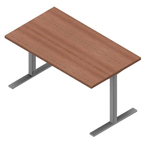 8029466989881 - Schreibtisch IASC140 NOA 65-130cm (H) 140x80cm (BxT) rechteckig nussbaum canaletto silber 8029466989881 Quadrifoglio 8029466989881 - Schreibtisch IASC140 NOA 65-130cm (H) 140x80cm (BxT) rechteckig nussbaum canaletto silber 8029466989881 Quadrifoglio